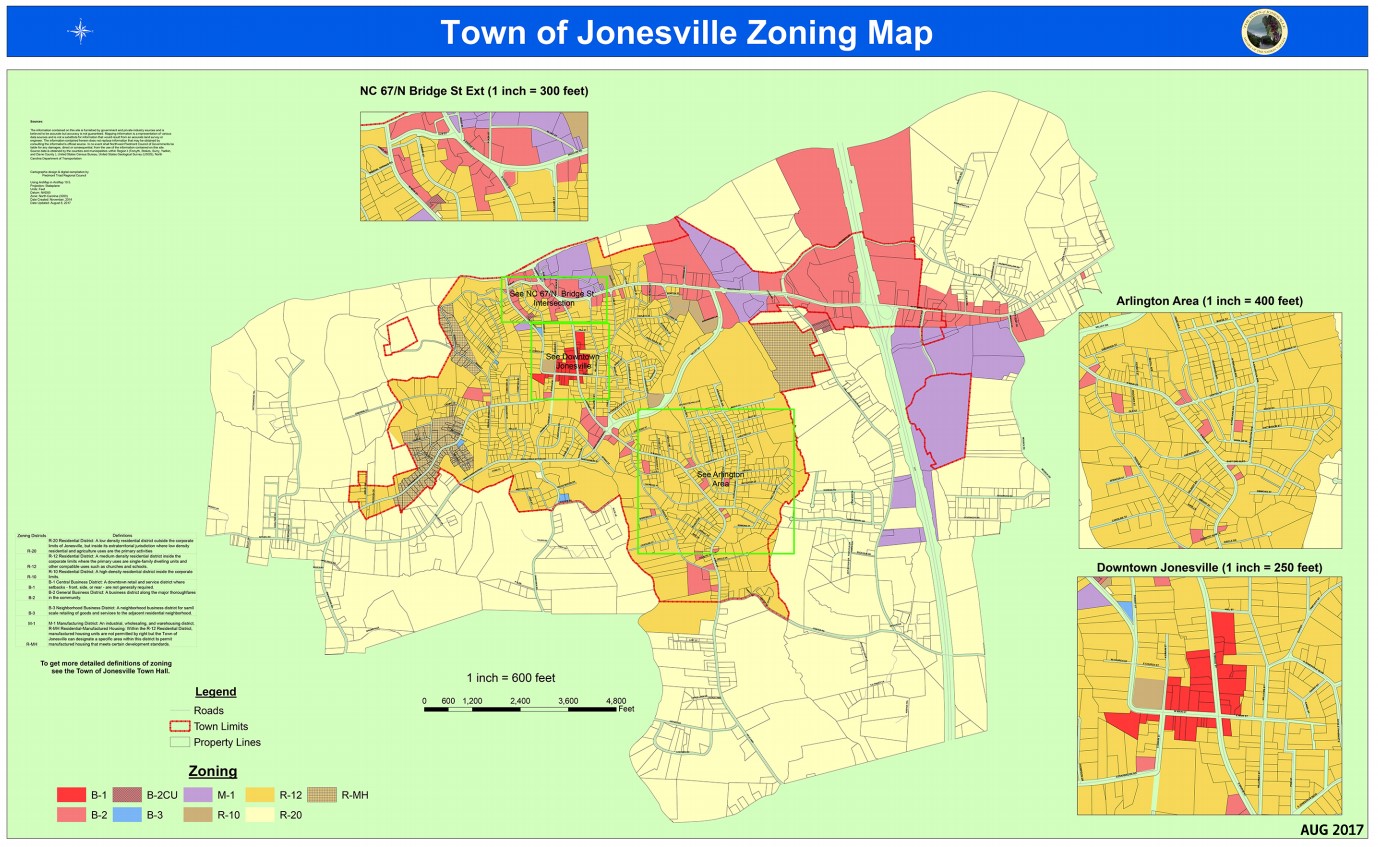 jonesville-zoning-map